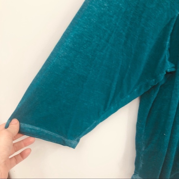 Lane Bryant women’s turquoise‎ burn out with pocket Size 26/28 - Picture 10 of 13